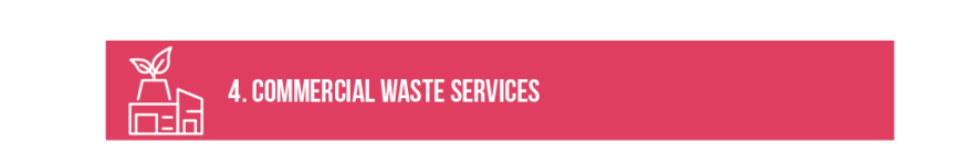 4. Commercial waste services