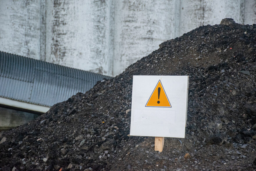 Contaminated soil