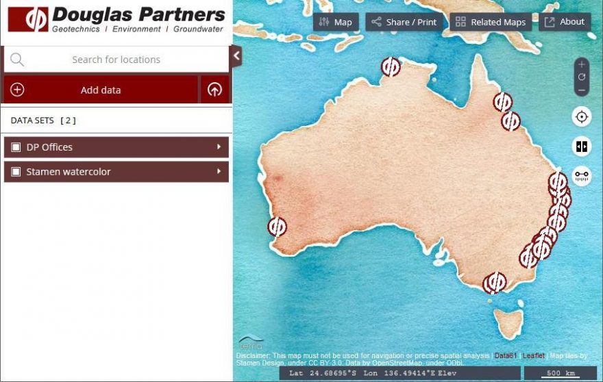 Gis Base Map Stamen Design