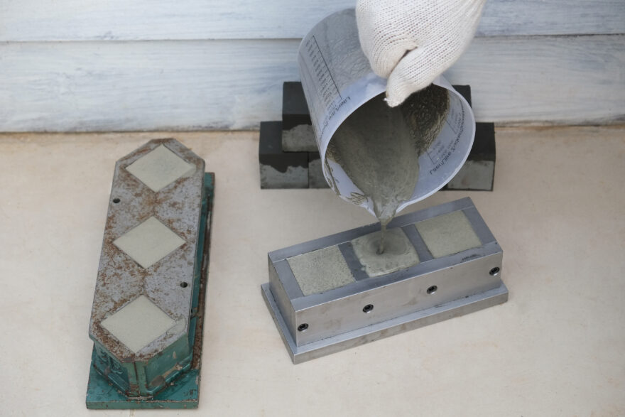 On-site monitoring of wet concrete