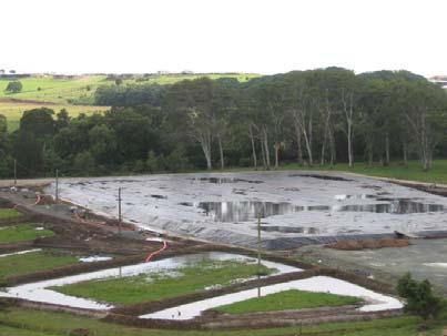 Vacuum consolidation (membrane system) in progress at Ballina (NSW)